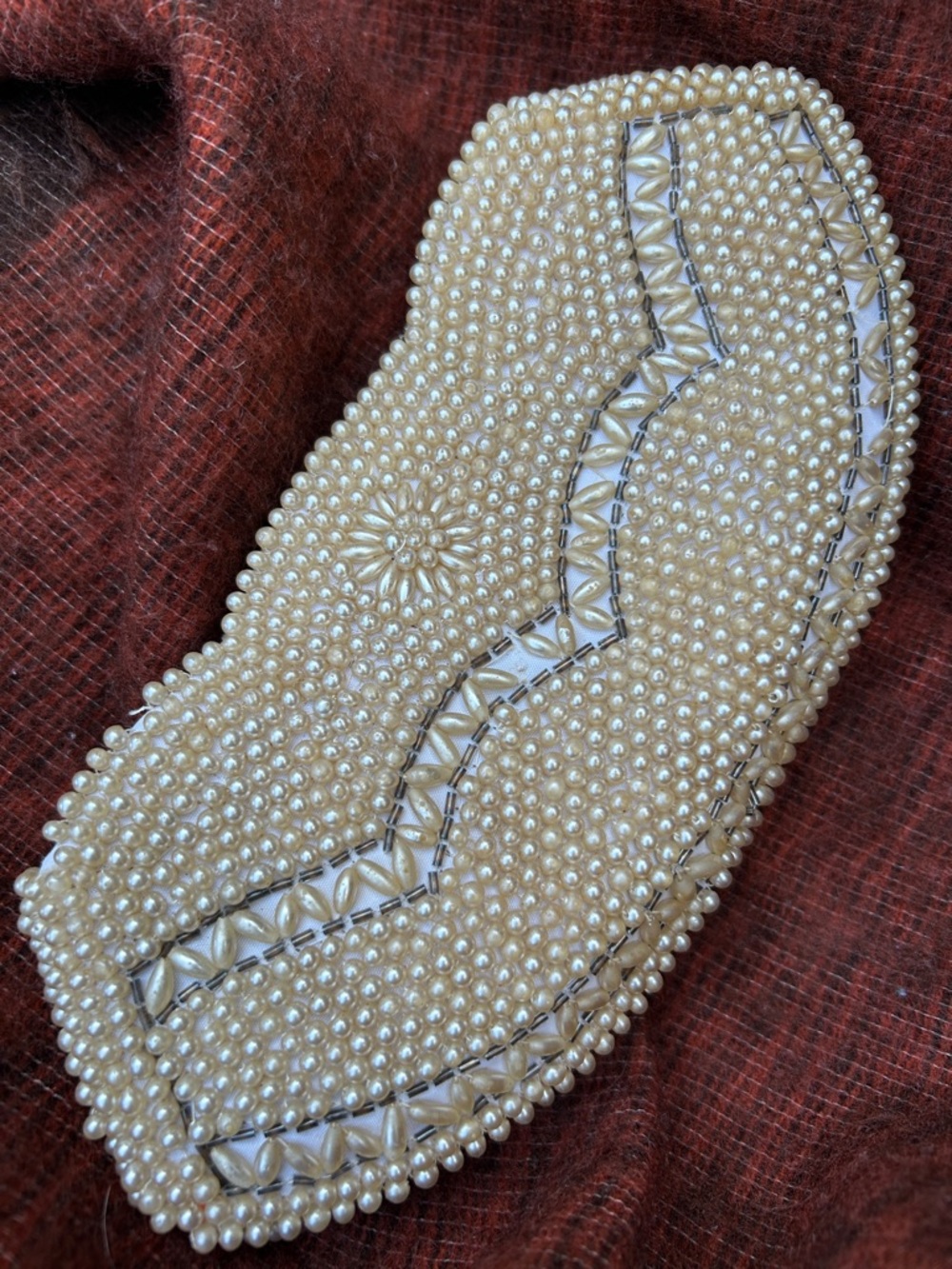 Vintage La Regale Pearl Beaded Clutch